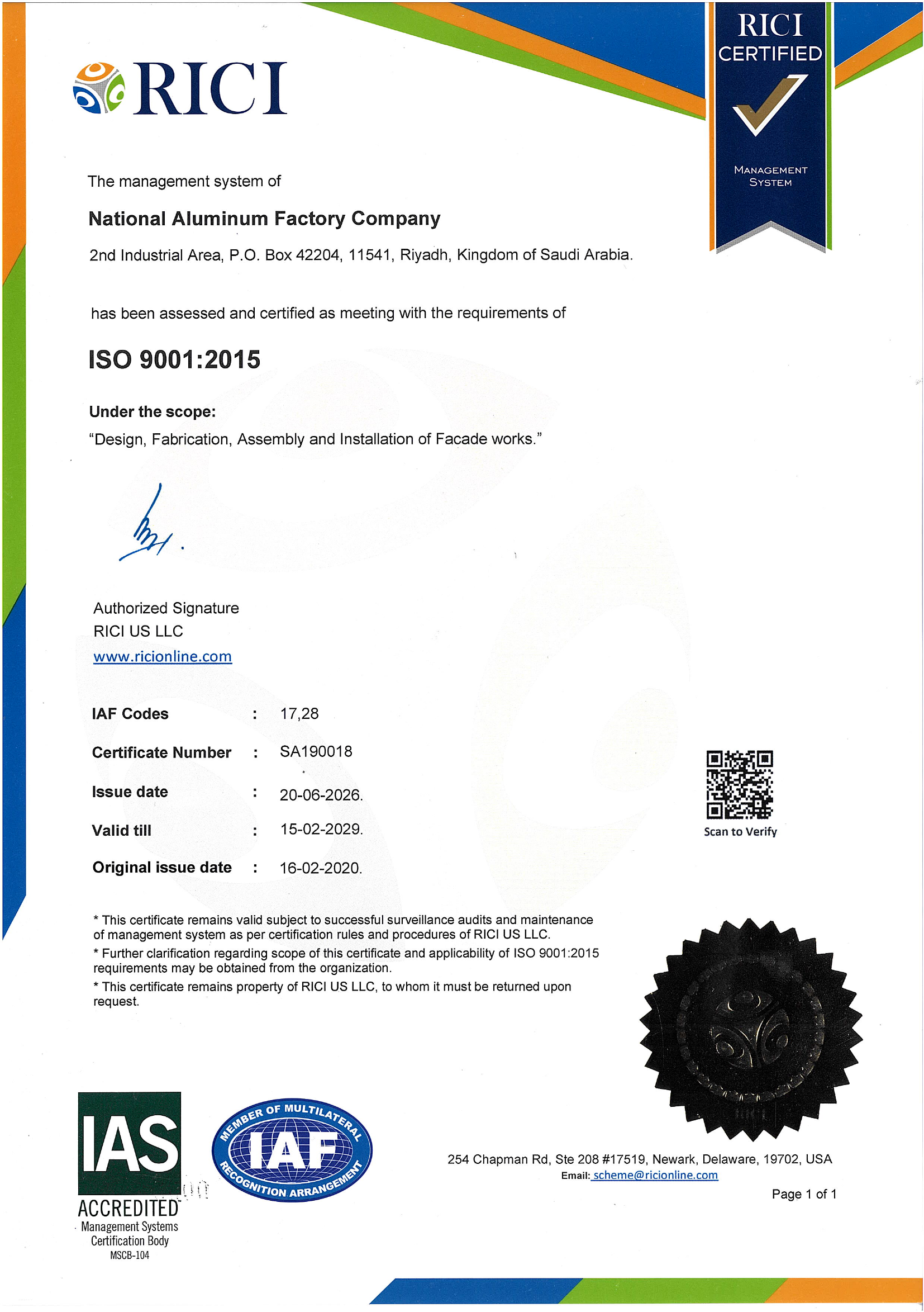 ISO 9001:2015