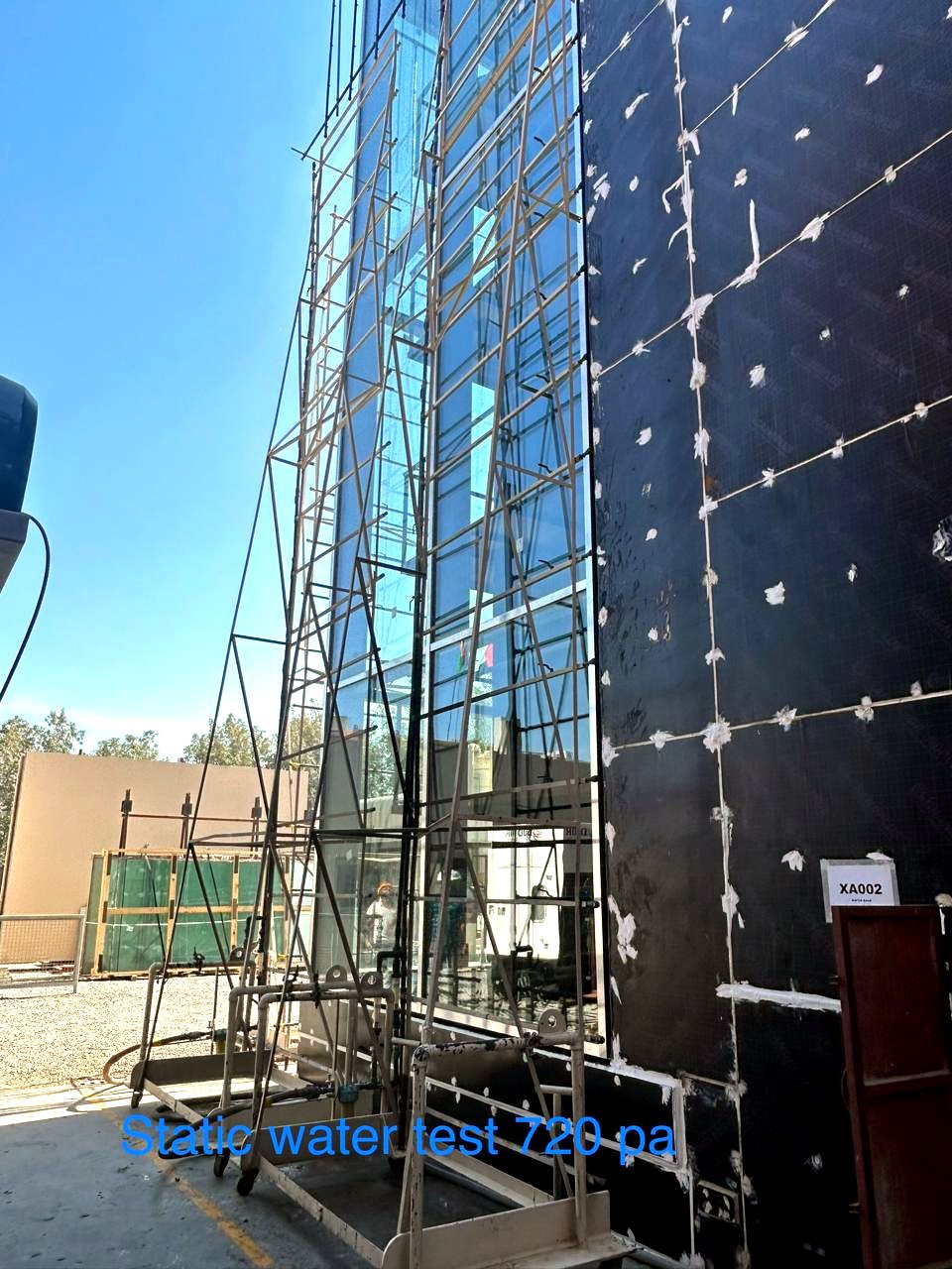 Static water penetration test